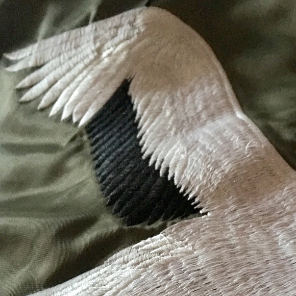 Vintage-Asian-Embroidered Bomber Jacket - Picture 4 of 8